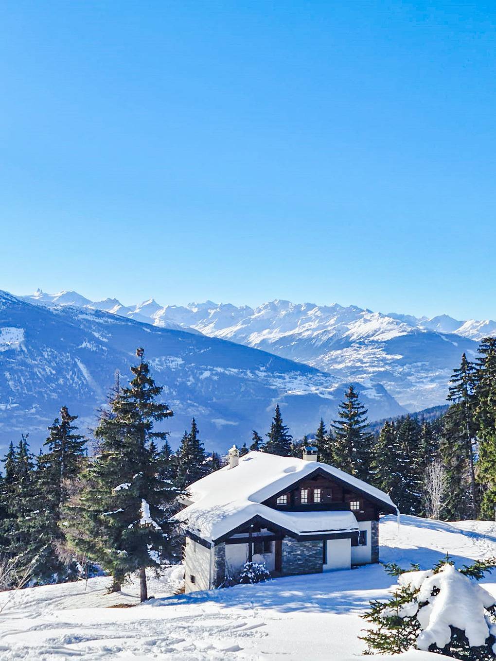 Vakantiehuis voor 9 personen met uitzicht in Randogne, Sion - Sierre & omgeving