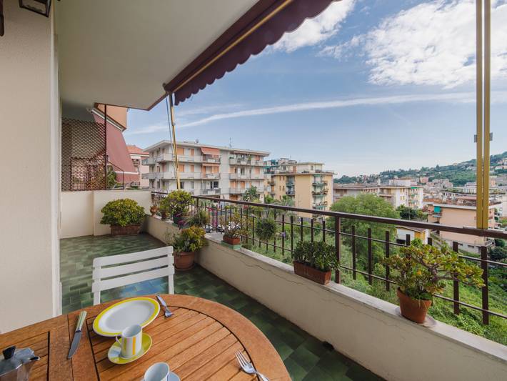 Apartamento para 4 personas, con balcón en Rapallo