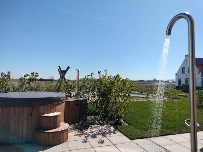 Resort Knuitershoek — Hofvilla with Hot Tub & Sauna | 6 pers. in Flandes zelandés