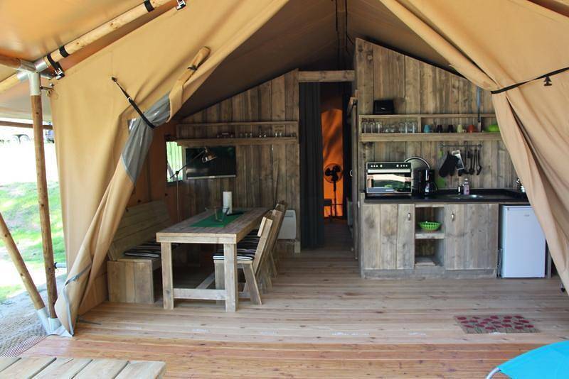 Safarizelt in Hohenlychen mit Garten und Grill in Lychensee, Lychen