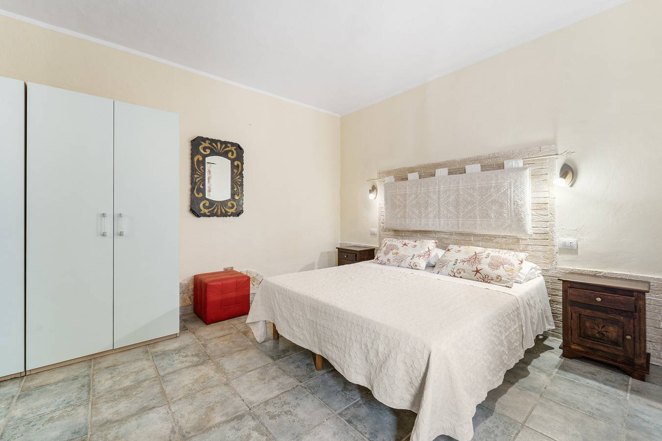 Chambre double avec piscine et cuisine communes, Wi-Fi et climatisation in Gonnesa, Iglesiente