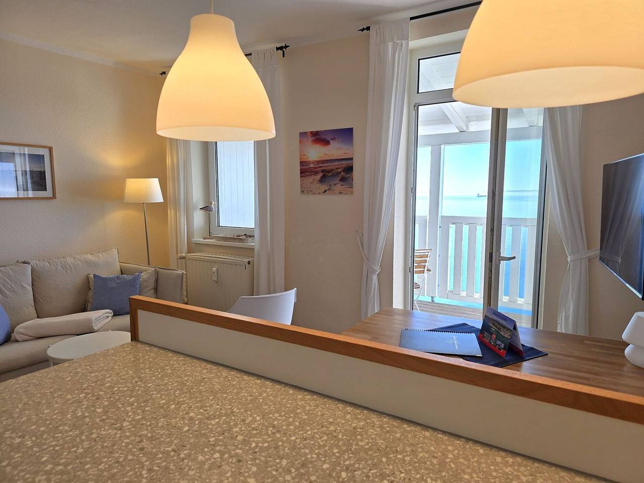 Ganze Wohnung, Fürstenhof, Appartement 403 - Erste Reihe mit Meerblick in Sassnitz, Nationalpark Jasmund