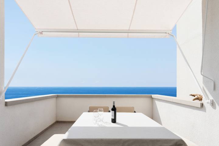Appartement de vacances pour 3 personnes, avec Terrasse et Jardin