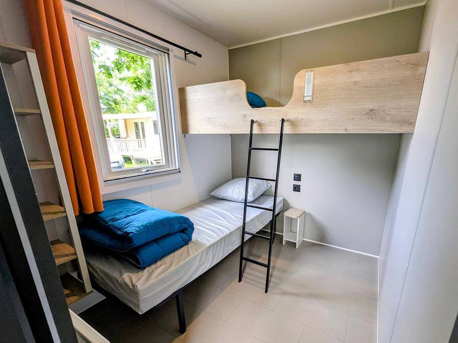 Camping de Lanven - Mobilheim 4 personen - 2 Schlafzimmer - 26m2 - Super Mercure Access + in Plomeur, Côte de Cornouaille