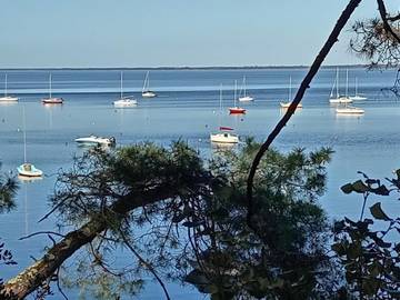 Gîte pour 4 personnes, avec balcon et vue à Carcans