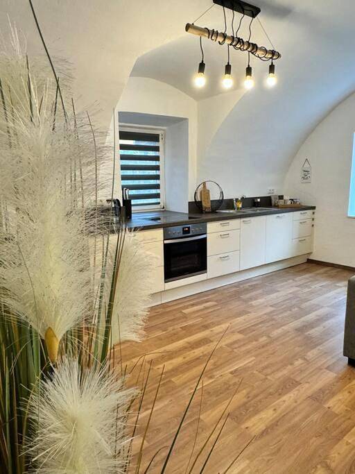 Ferienwohnung für 6 Personen, mit Garten und Ausblick