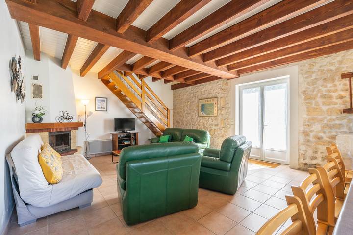 Maison de vacances pour 8 personnes, avec jardin à La Gripperie-Saint-Symphorien