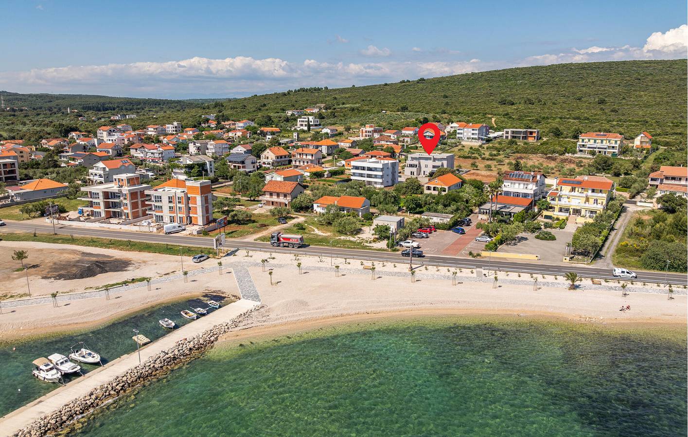 Ganze Ferienwohnung, Ferienwohnung für 6 Personen mit Terrasse in Sukosan, Zadar
