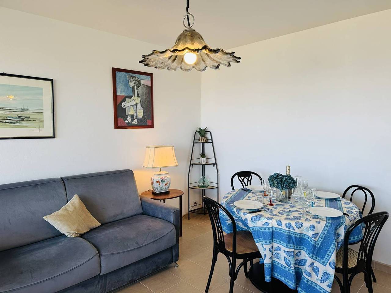 Apartamento vacacional entero, Spacieux 2 pièces vue mer côté baie, balcon, parking, wifi in Quiberon, Côte des Mégalithes
