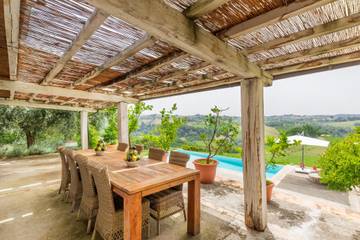 Villa Con Piscina per 16 Persone in Magliano Sabina, Provincia di Rieti, Foto 1