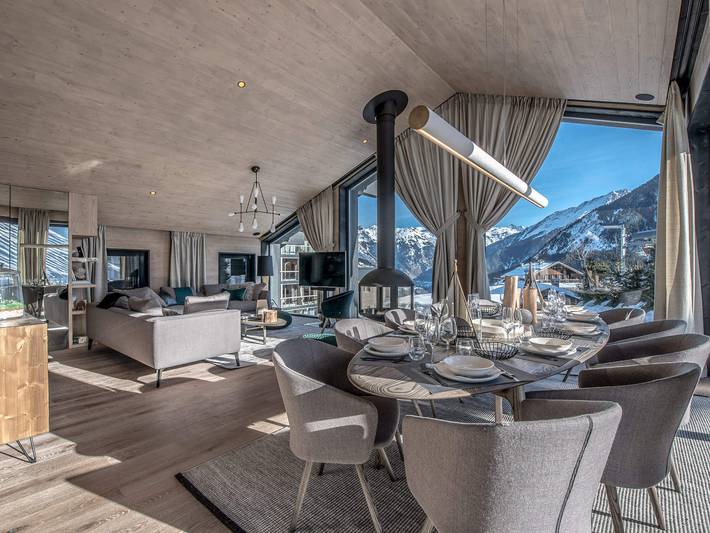 Luxuschalet direkt an der Piste mit Spa - Courchevel in Saint-Bon-Tarentaise, Vanoise-Massiv