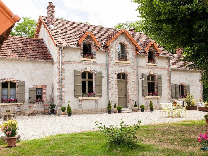 Maison d’hôte pour 2 personnes, avec terrasse à Vendœuvres