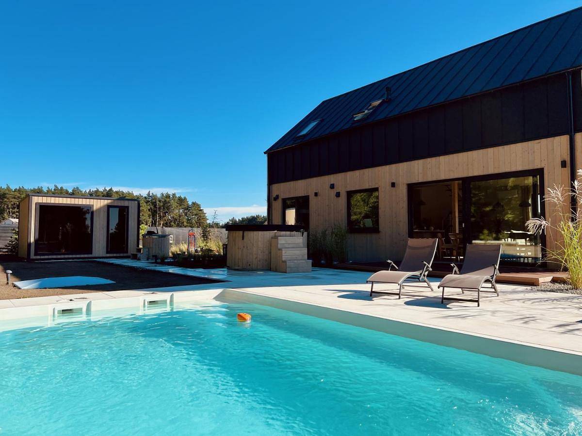 Blissko - boho willa z basenem, sauną i jacuzzi in Großpolen