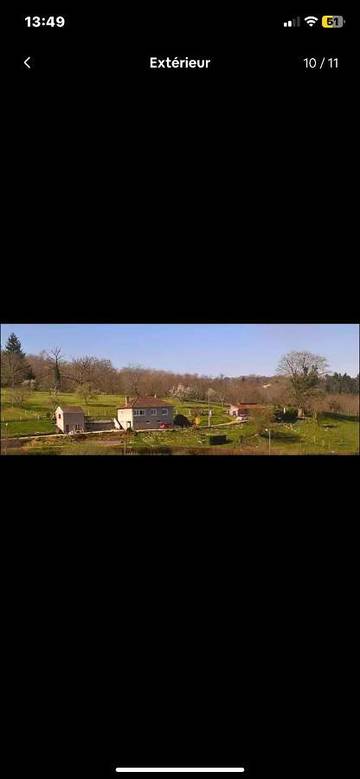 Maison de campagne pour 2 personnes, avec jardin et vue à Le Vigen