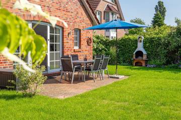 Ferienhaus für 6 Personen, mit Garten an der Nordsee