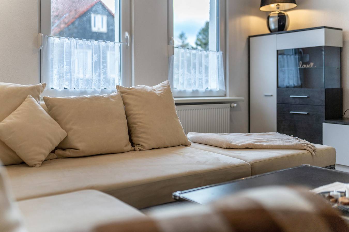 Apartamento entero, Apartamento vacacional 'Im Harzer Vogelnest Spatzennest' con vistas a la montaña in Bad Harzburg, Harzvorland