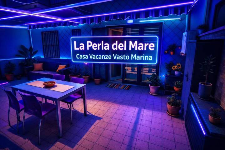 Gîte pour 4 personnes, avec vue et jardin, animaux acceptés à San Salvo Marina