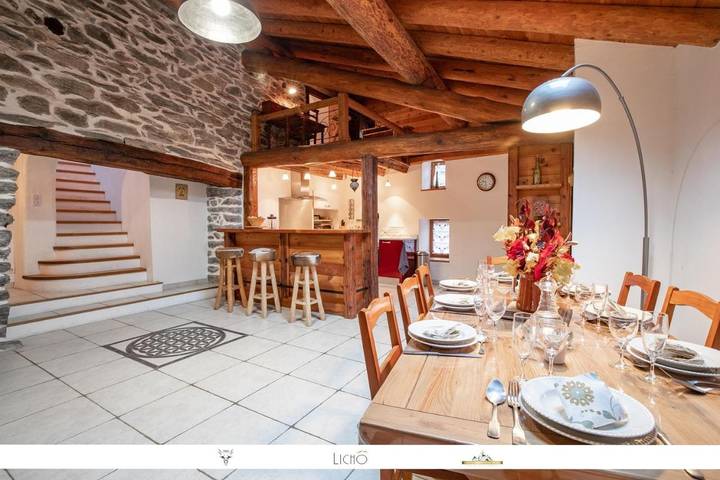 Chalet pour 9 personnes, avec vue et jardin dans Val-Cenis