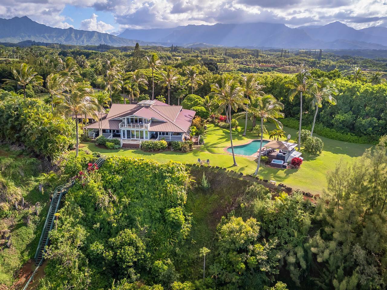 Secret Beach House in Kilauea in Kalihiwai, Kauai