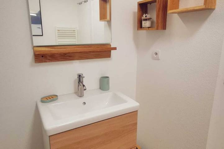 Ganze Wohnung, Les Orres 1800 Appart 2 p 30m2, 4 Couchages Piscine et spa Résidence 3 Étoiles in Les Orres, Nationalpark Écrins