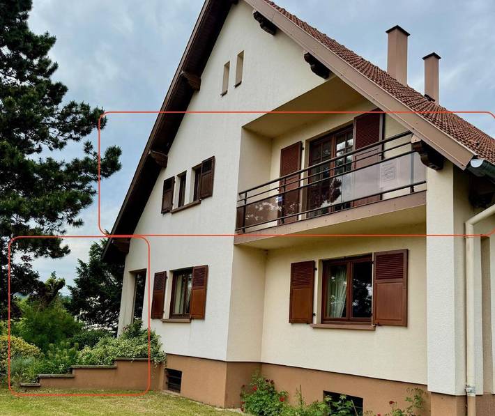 Gîte pour 4 personnes, avec jardin et vue à Reichshoffen