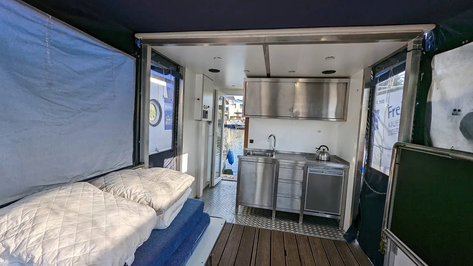Ganze Ferienwohnung, Boots und Yachts in Rechlin Marina - Febomobil 720 Open in Rechlin, Müritz