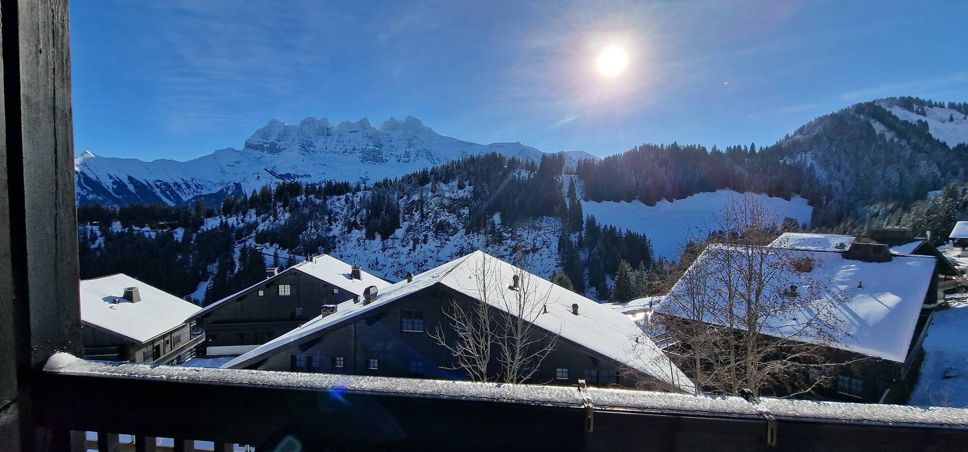 Geheel vakantieappartement, Vakantieappartement voor 4 personen met tuin in Champoussin, Val-d'Illiez