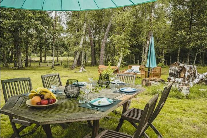 Maison de vacances pour 6 personnes, avec jardin dans Sologne