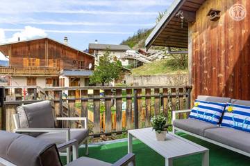 Gîte pour 7 personnes, avec jardin à Bozel