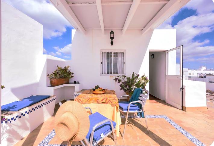 Hel enrumslägenhet, Studio för 2 Personer med balkong in Conil de la Frontera, Costa de la Luz