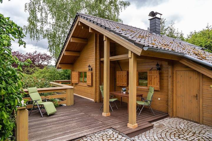 Ferienhaus für 6 Personen, mit Terrasse und Garten sowie Ausblick in Thale