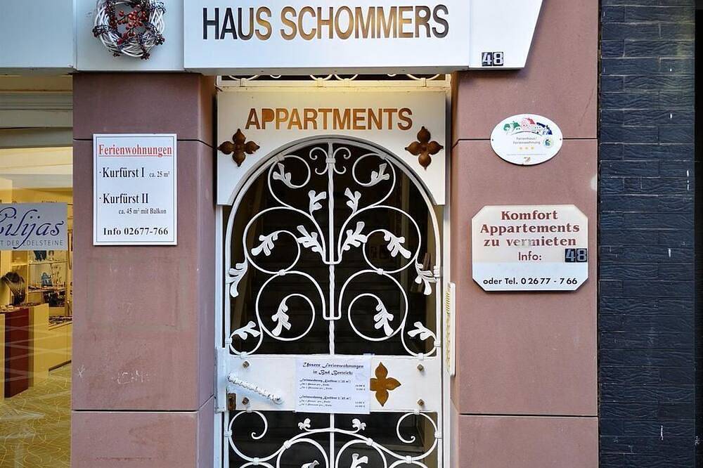 Ganze Wohnung, Ferienwohnung Kurfürst 1 bis 1 Person - Ferienwohnungen Schommers in Bad Bertrich, Traben-Trarbach und Umbegung