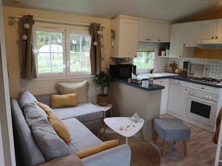 Location de vacances pour 4 personnes, avec vue et jardin, animaux acceptés à Guénin - 3