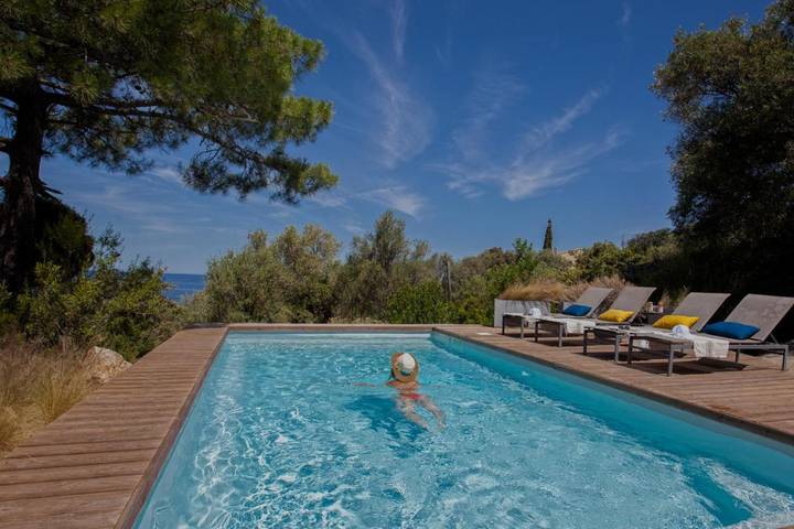 Villa pour 5 personnes, avec piscine ainsi que vue et jardin à Corbara - 3