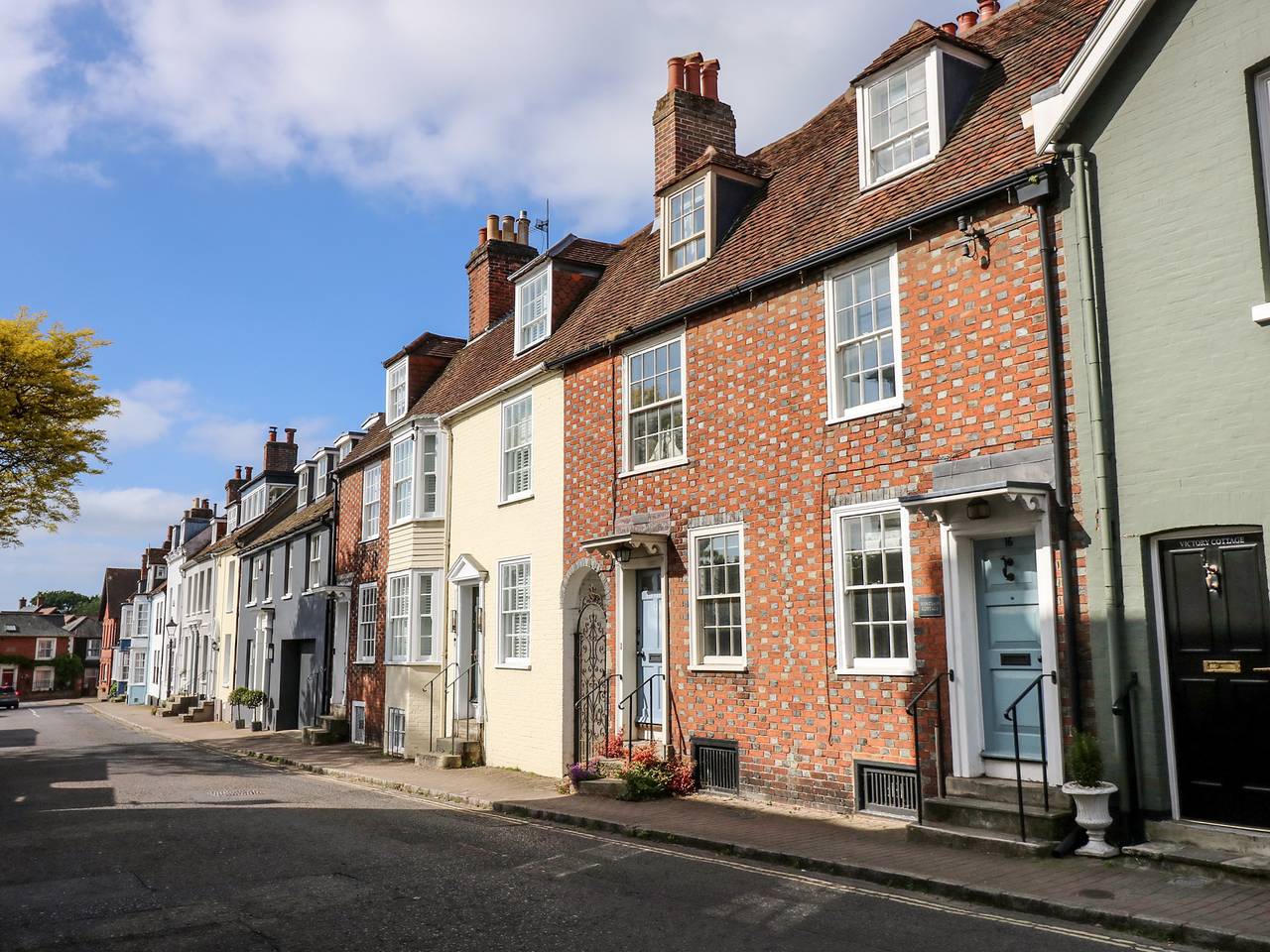 Captains Row in Lymington, Hampshire