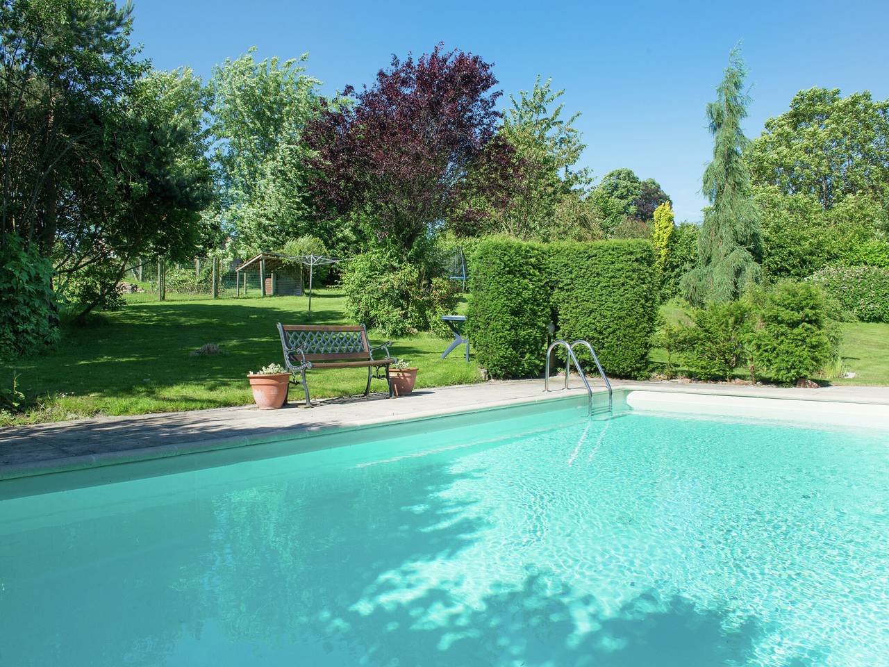 Casa rural Desnié con piscina in La Reid, Theux