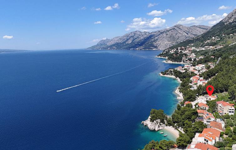 Ferienwohnung für 2 Personen, mit Garten und Terrasse sowie Seeblick an der Makarska Riviera - 3
