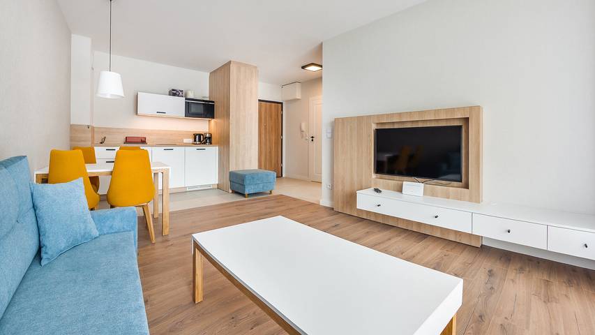 Ferienwohnung für 4 Personen, mit Balkon und Sauna in Międzyzdroje