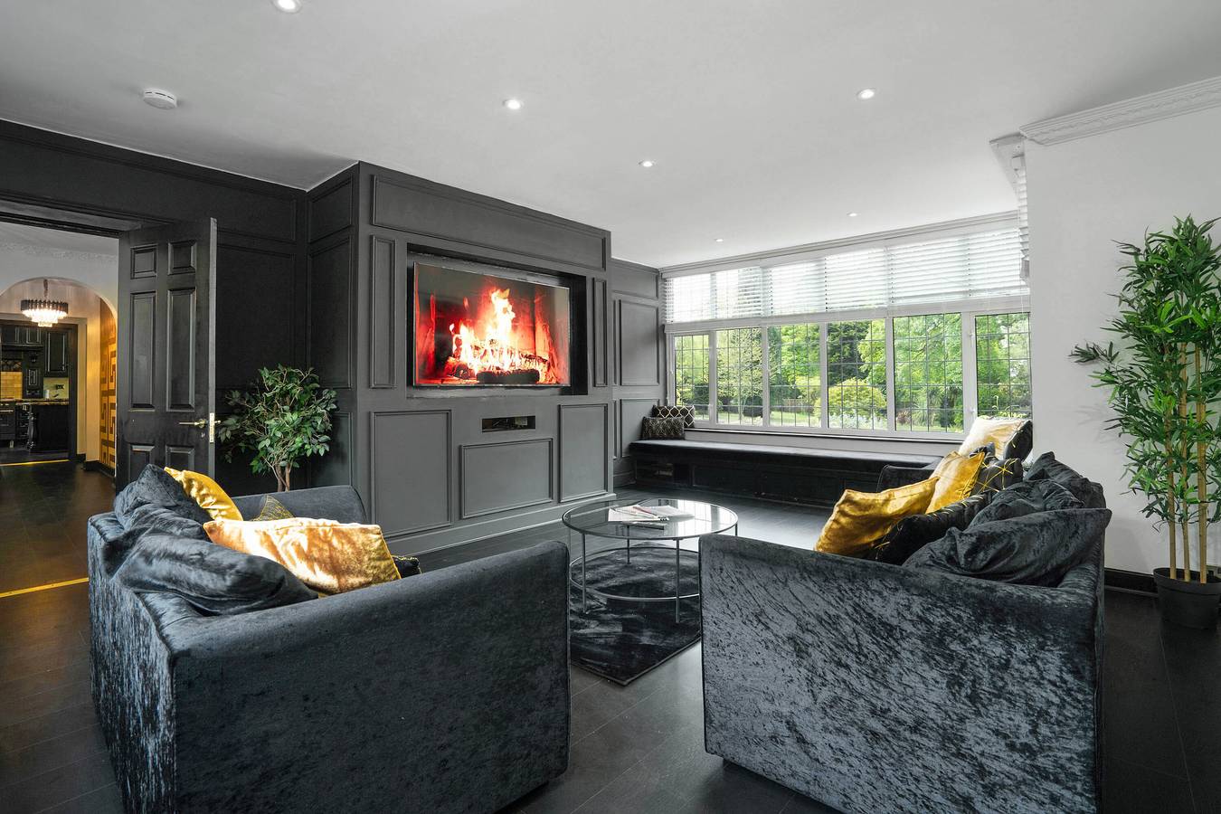 Luxury designer mansion in West Midlands countryside in Staffordshire