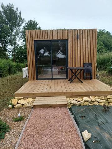 Chambre d’hôte pour 4 personnes, avec terrasse à Biziat