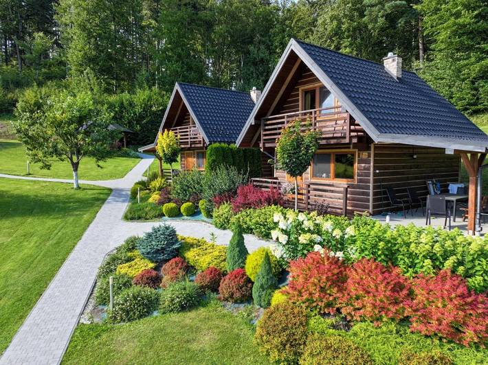 Domek letniskowy dla 8 osób, z basen i ogród oraz widok w Podkarpacie