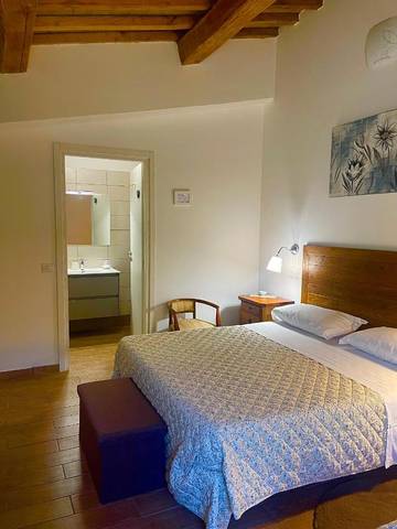 Maison d’hôte pour 2 personnes, avec jardin ainsi que piscine et vue à Spello