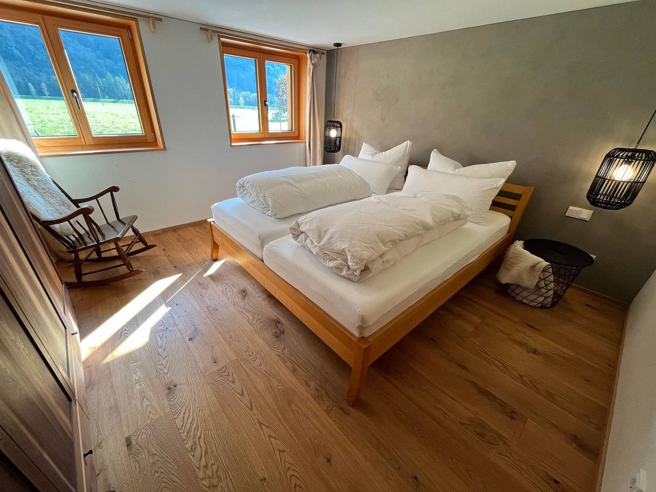 Ganze Ferienwohnung, Carpenters House - Appartement/Fewo, Dusche und Bad, Wc in Schnepfau, Bregenzerwald