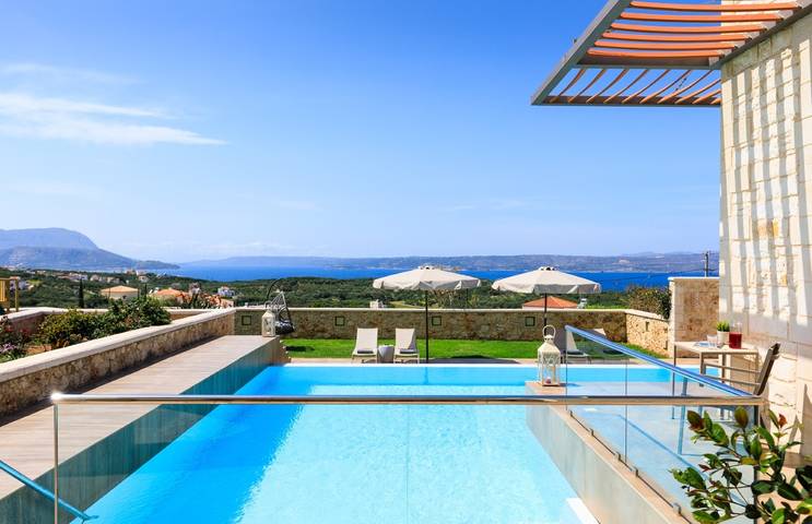 Villa für 6 Personen mit Garten in Kokkino Chorio, Vamos
