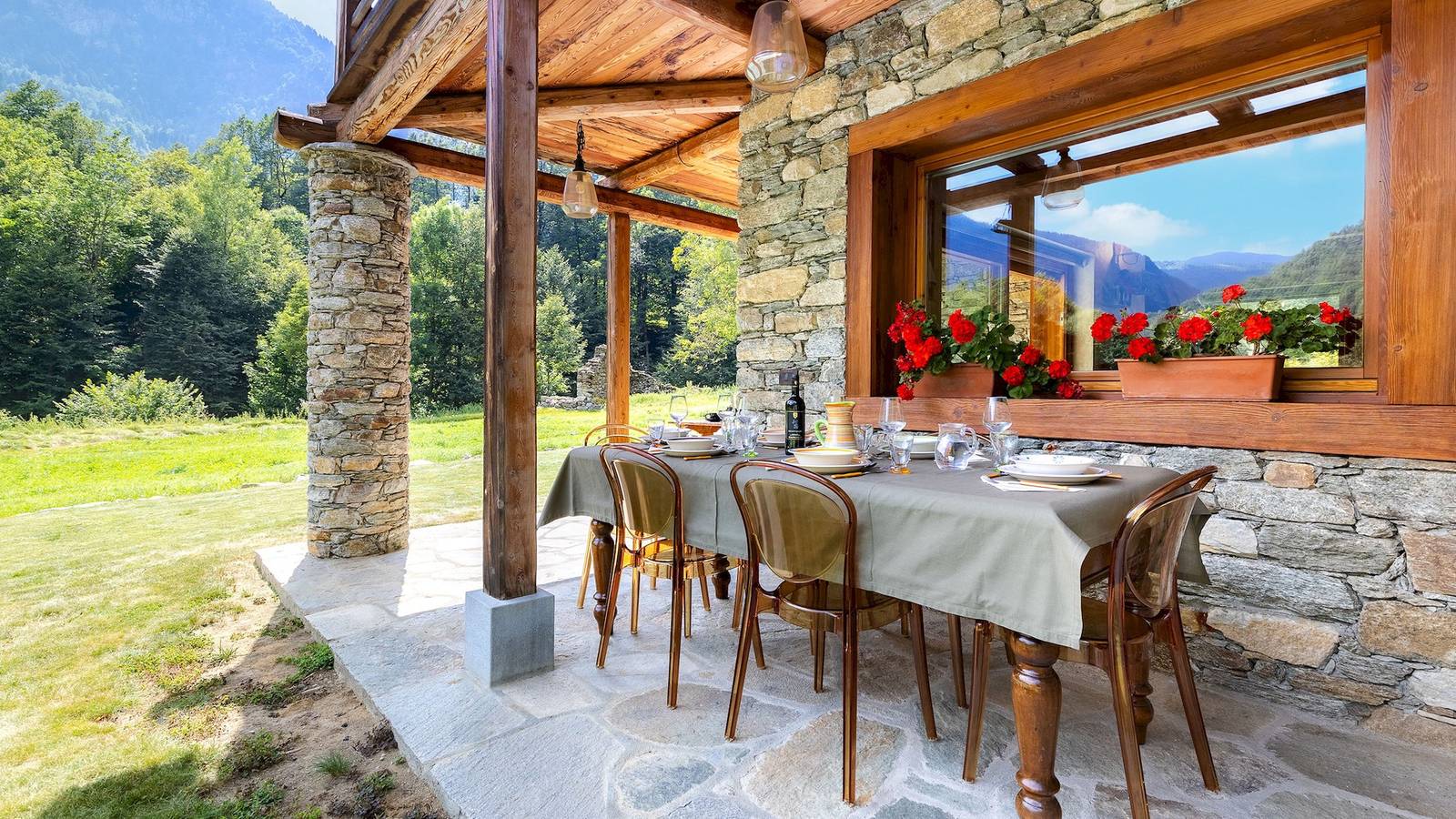 Villa for 6 personer med have in Piode, Wallisian Alps