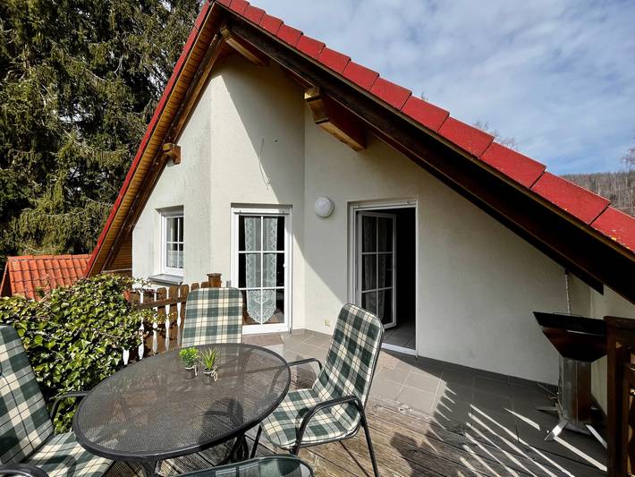Ferienhaus für 4 Personen, mit Balkon