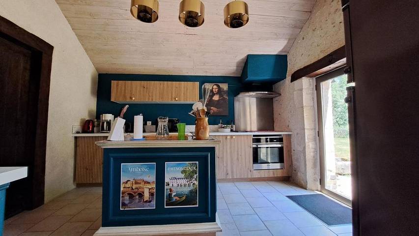 Location de vacances pour 4 personnes, avec piscine et vue ainsi que jardin et vue sur le lac à Reugny - 2