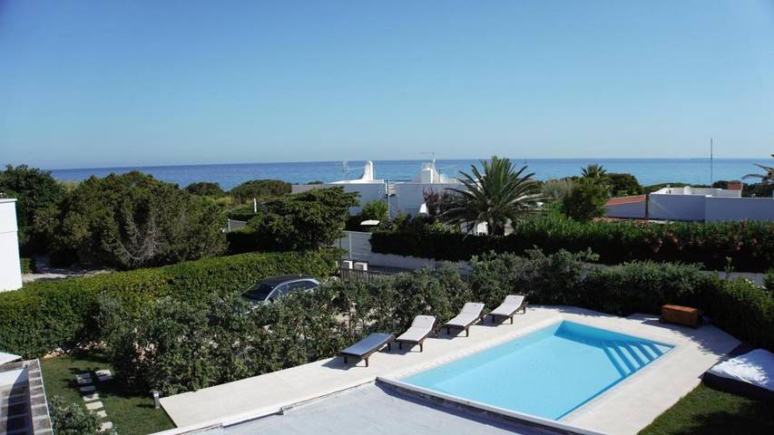 Maison de vacances pour 10 personnes, avec Terrasse et Jardin ainsi que Piscine et Vue à Rosa Marina
