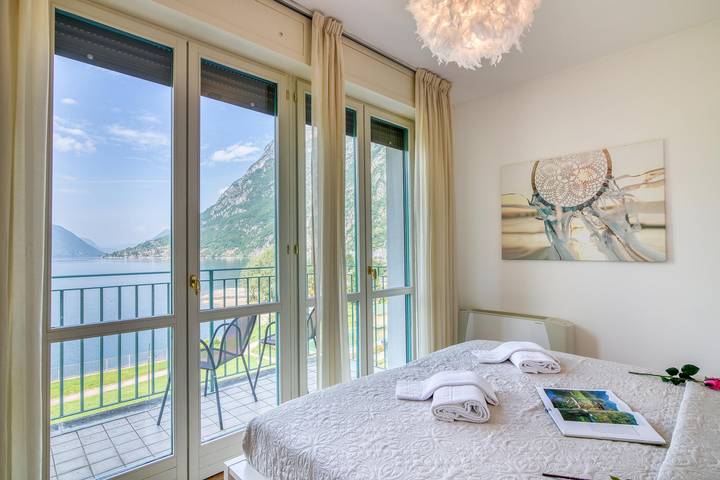 Ferienwohnung für 6 Personen, mit Balkon und Kinderpool sowie Seeblick am Luganersee - 4