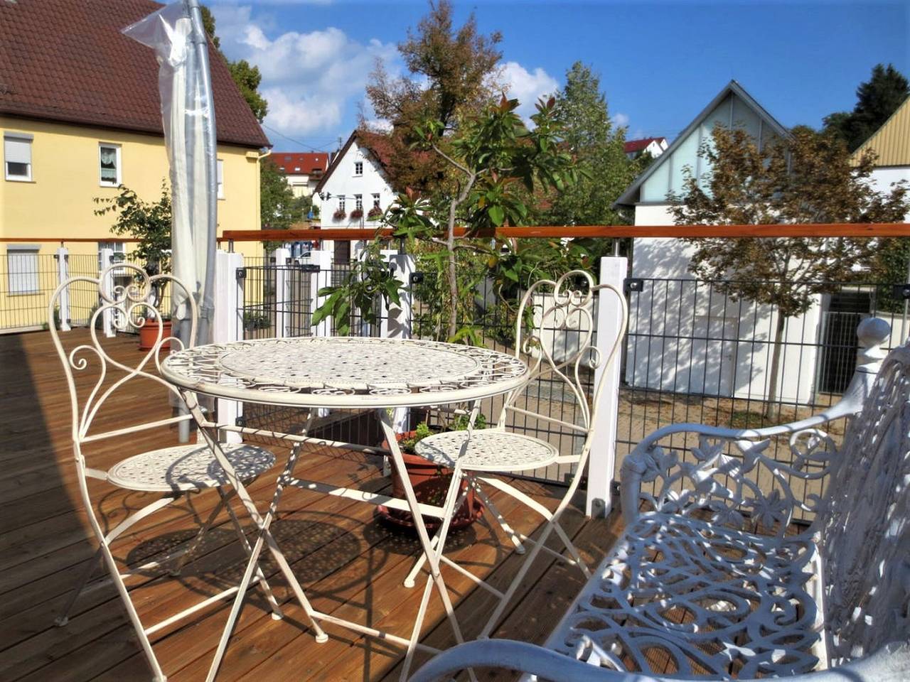 Ganze Wohnung, Ferienwohnung "Die Schmiede" mit privater Terrasse und Wlan in Schopfloch (Schwaben), Lenningen